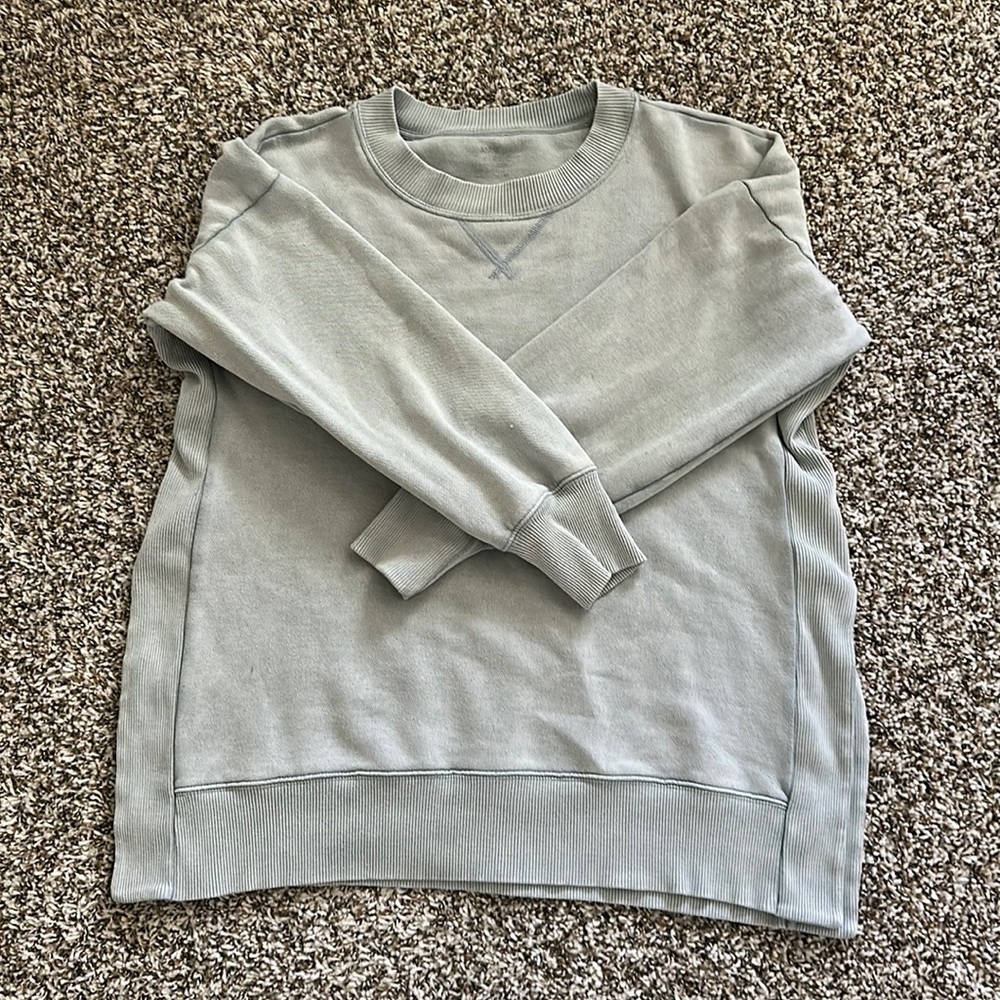 aerie good vibes oversized sweatshirt